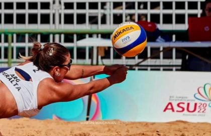 cecilia peralta beach volley juegos suramericanos