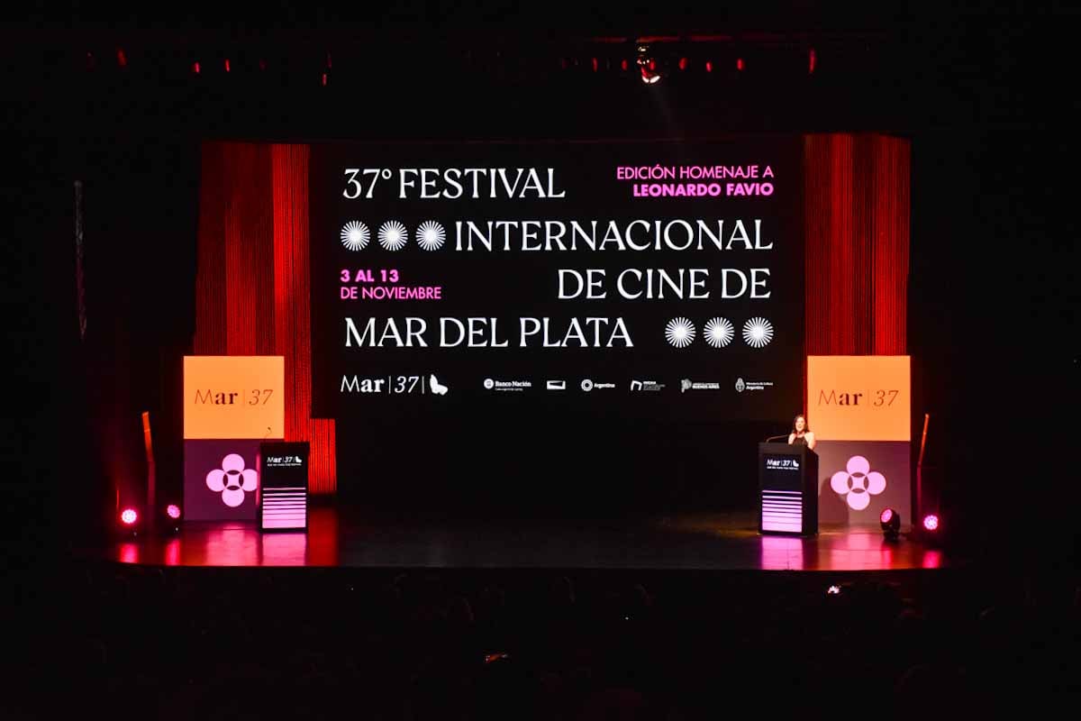 Con la ceremonia de apertura, ya está en marcha el Festival de Cine de Mar del Plata