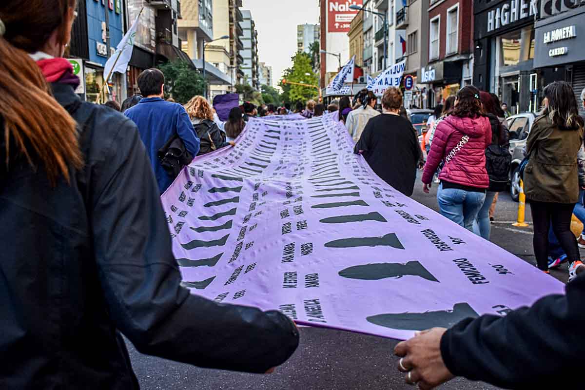 El 25N contra la violencia de género también se sintió en Mar del Plata