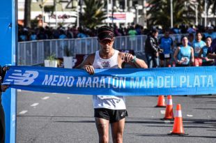 Joaquín Arbe y Micaela Levaggi dominaron el Medio Maratón de Mar del Plata
