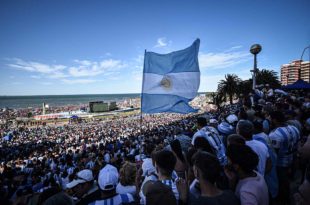 Argentina a la final del Mundial: la fiesta del “fan fest” de Mar del Plata