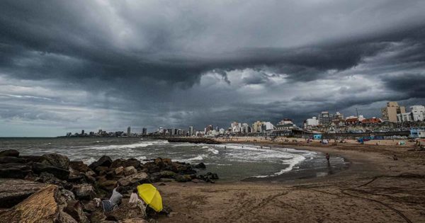 Emitieron un nuevo alerta “a corto plazo” por tormentas en Mar del Plata