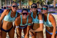 Beach volley: Peralta y Enriquez compitieron en el Circuito Sudamericano