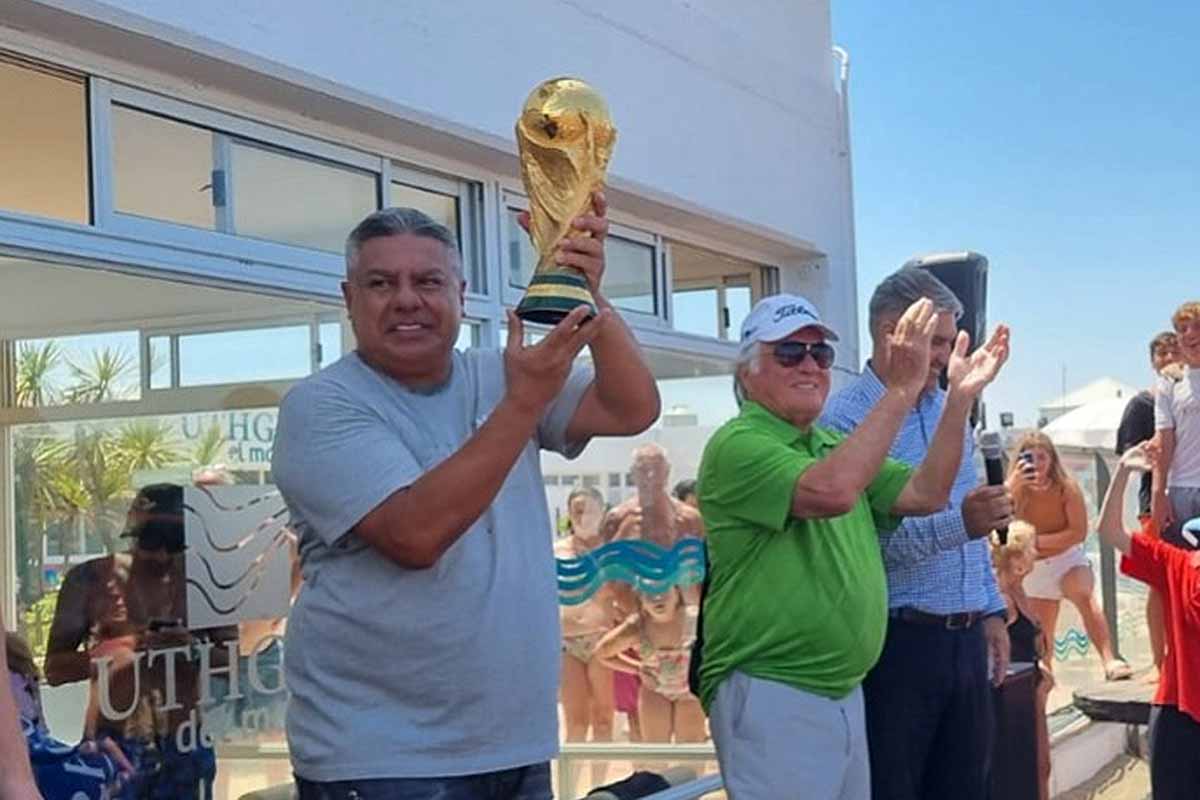 Claudio “Chiqui” Tapia y la Copa del Mundo, en Mar del Plata