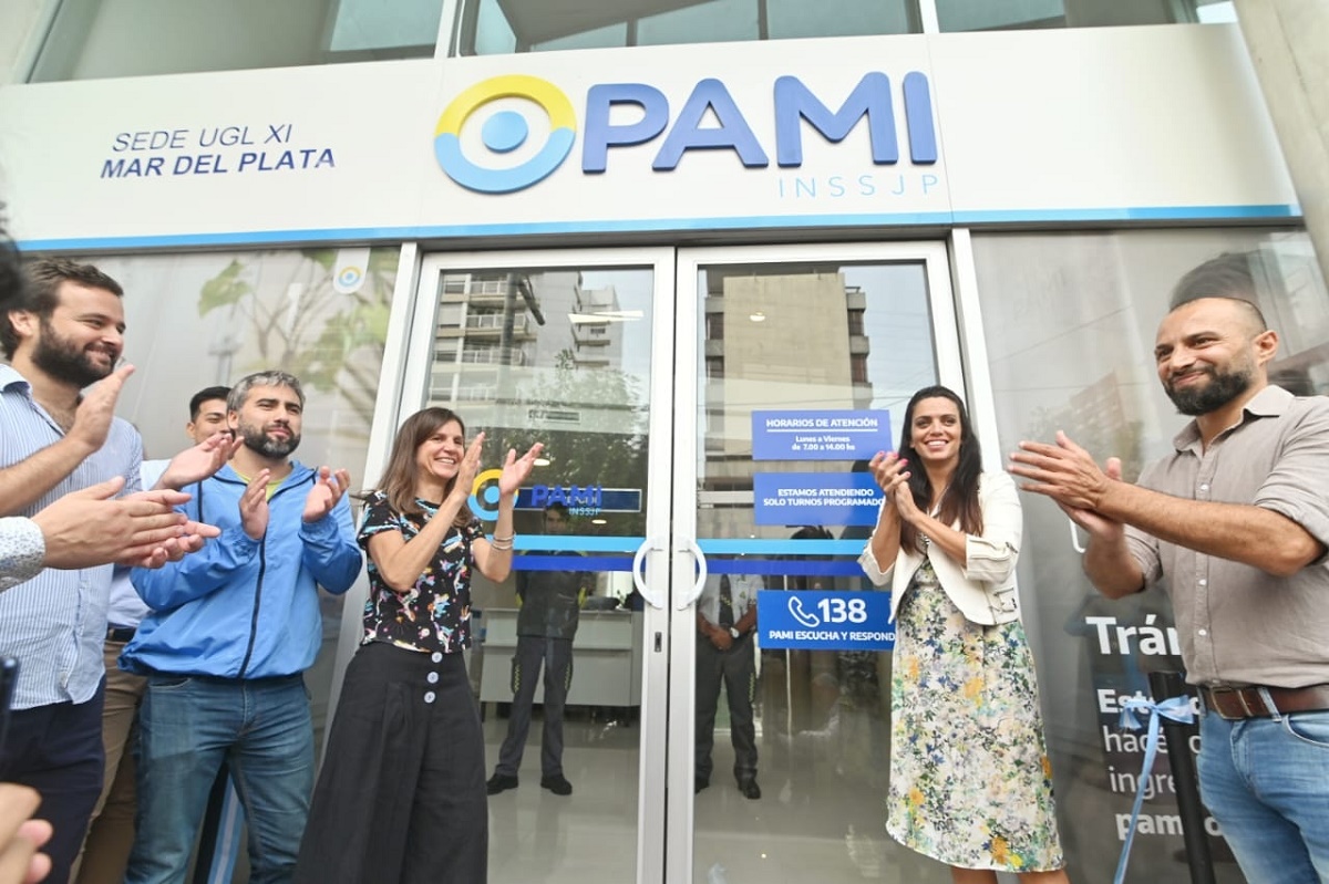 Inauguración del nuevo edificio de PAMI en Mar del Plata