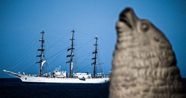 La Fragata Libertad llegó a Mar del Plata: días y horarios para visitarla