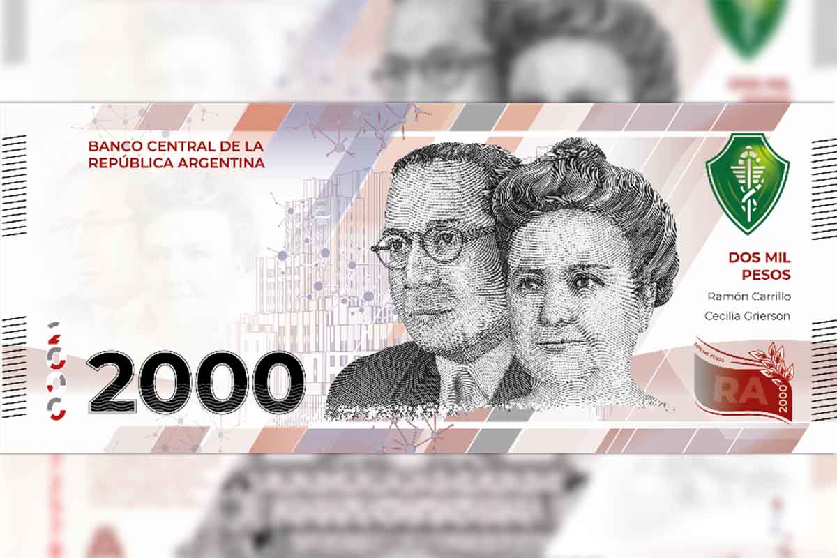 El Banco Central empezó a distribuir el billete de $2000