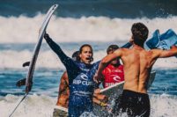 Surf: Ignacio Gundesen, el primer campeón argentino del QS de Mar del Plata