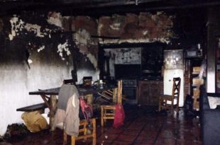 Se incendió una casa en el barrio Los Pinares: perdieron casi todo