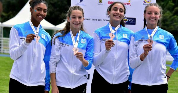 Juana Zuberbuhler se colgó una medalla de bronce en el Sudamericano U20