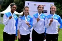 Juana Zuberbuhler se colgó una medalla de bronce en el Sudamericano U20