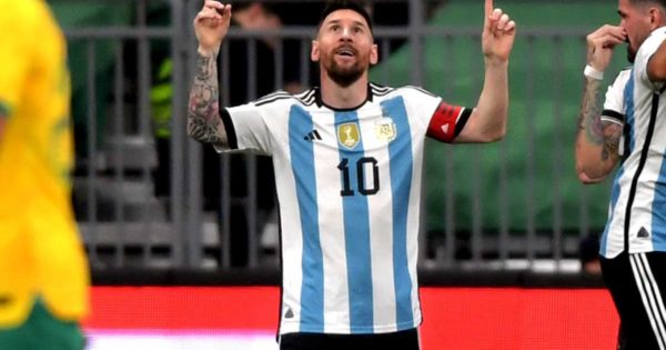 Argentina continuó su festejo en China: venció 2 a 0 a Australia