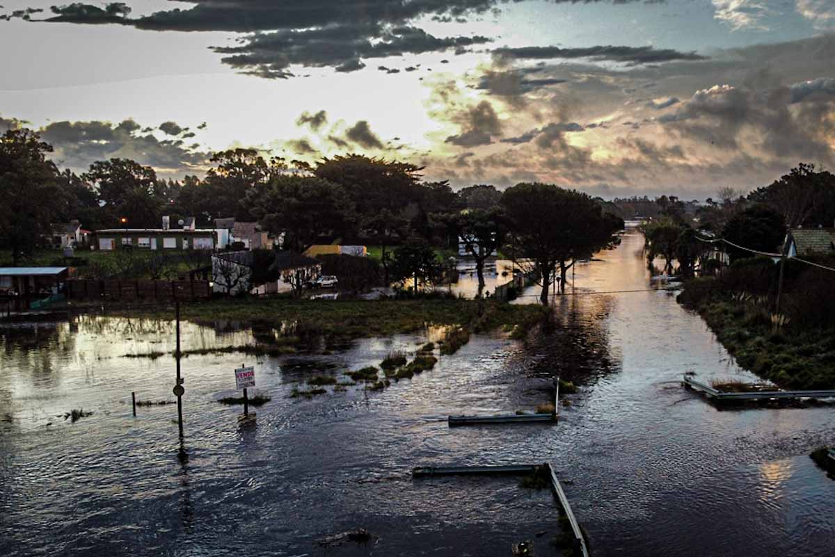 Temporal en Mar del Plata: 80 milímetros, barrios inundados y familias evacuadas