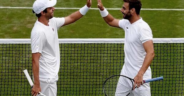 En Wimbledon, Zeballos se metió en su tercera semifinal de Grand Slam del año
