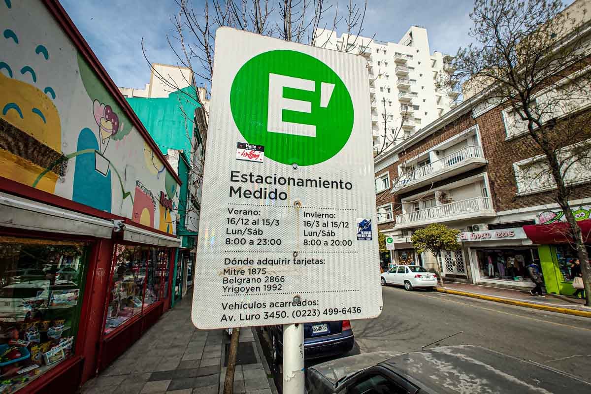 Aumenta un 111% la tarifa del estacionamiento medido en Mar del Plata
