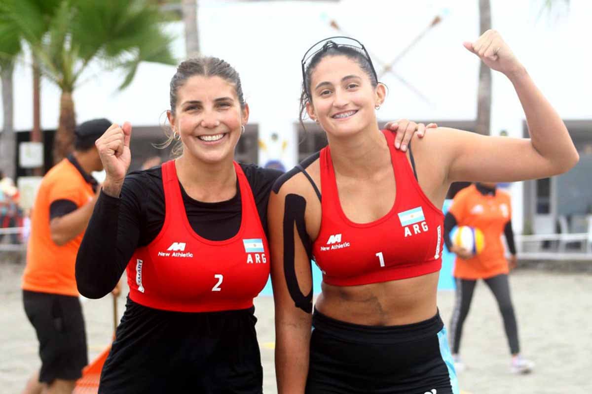 Beach volley: Cecilia Peralta debutó en la primera etapa del Circuito Sudamericano