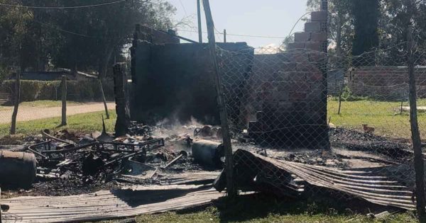 Se incendió una casa en la zona norte: no hubo heridos