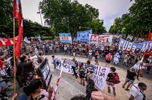 Organizaciones se movilizaron en Mar del Plata para “enfrentar” el ajuste de Milei