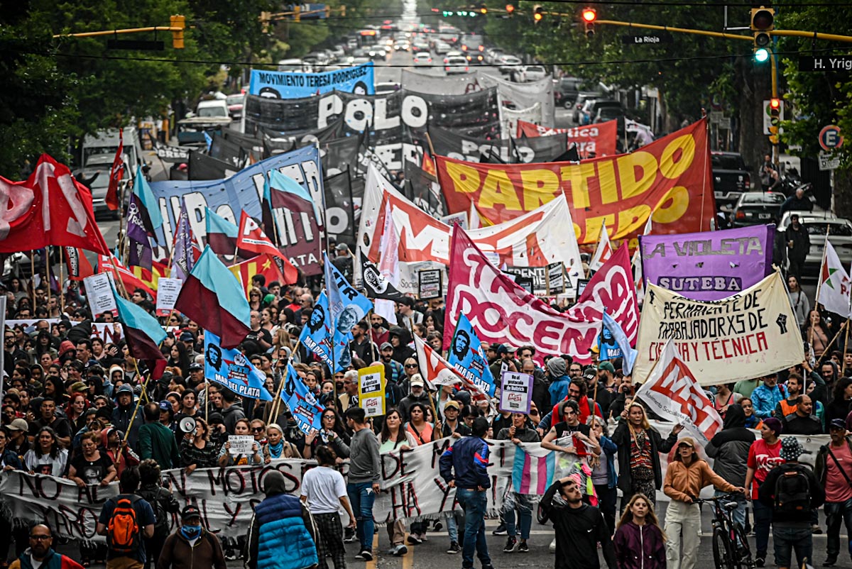 La marcha a 22 años del “Argentinazo”, en medio del recorte de asistencia social