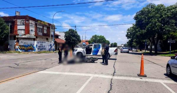 Una mujer herida tras ser embestida por una moto en Almafuerte y Jara