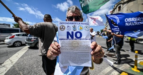 Gremios de la pesca se movilizaron contra “la entrega del mar argentino”