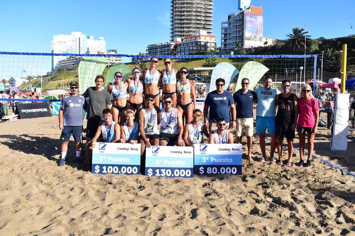 Beach volley: dos nuevas etapas del Circuito Argentino pasaron por Mar del Plata