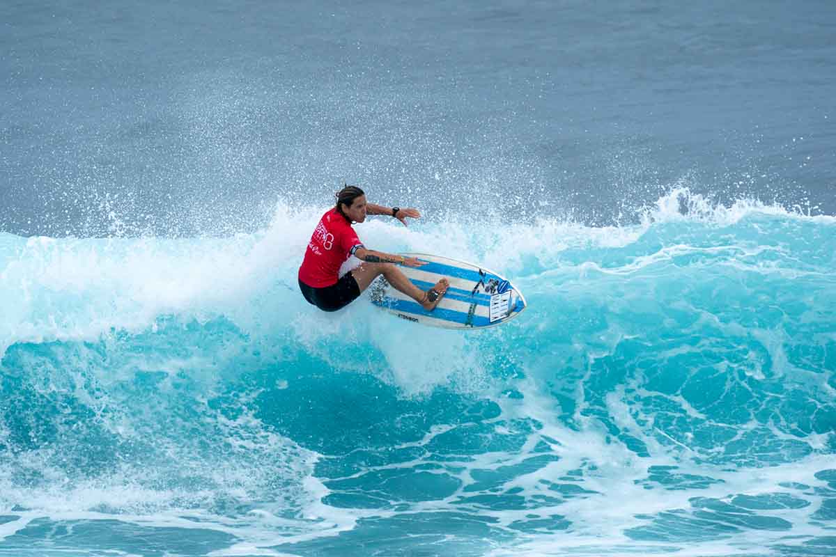 Los surfistas marplatenses disputan los repechajes del Mundial ISA en Puerto Rico