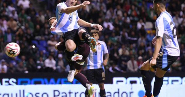 La Selección Argentina Sub 23 cerró la gira con una derrota ante México