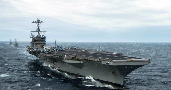 Llega un portaviones estadounidense a la costa de Mar del Plata: qué hará