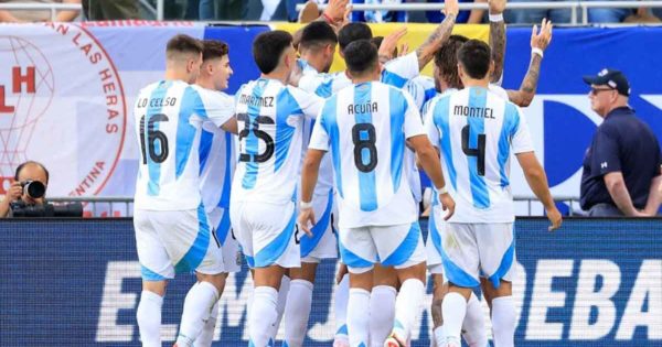 Argentina con todo listo para levantar el telón de la Copa América