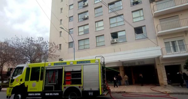 Evacuaron un edificio céntrico por un principio de incendio